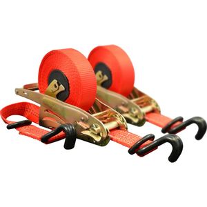 2-p Spännband självupprullande 1200 kg 4,5 m x 25 mm
