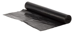 Sopsäckar 125 l, 10-P, svarta, 40 µm