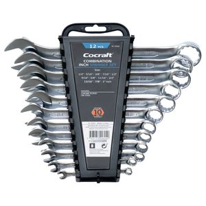 Cocraft blocknyckelsats 12 delar, 0,635–2,54 cm