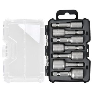 Cocraft hylssats för skruvdragare, 7 delar, 6–13 mm