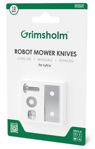 Knivar till Lyfco robotgräsklippare, rostfria, 12-P
