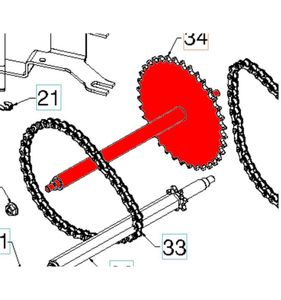 Axel inkl drev, 5324373-03