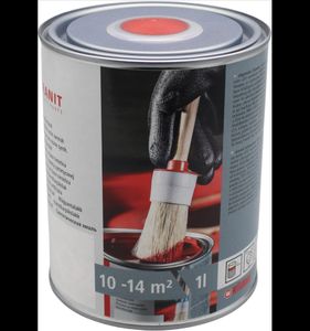 Bättringsfärg Klippo röd 1 Liter