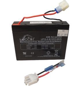 Batteri 12V/2,8AH m kabel, 98x33x132mm, 5864578-01