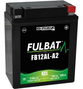 Batteri FB12AL-A2 GEL, YB12AL-A2, 12V, 12,0Ah, moped, motorcykel m.fl.