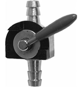 Bränslekran universal metall 6,35mm