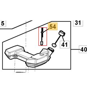 Bränsleslang komplett BC750B, SBC646, 118805114/1