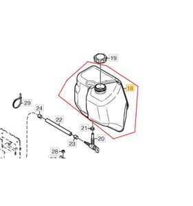 Bränsletank Park 320, 416, 420, 520 m.fl 1134-5938-01
