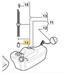 Bränsletank SBP375, 118804508/0