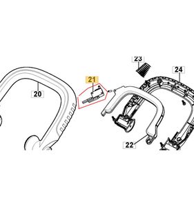 Brytare handtag SHT600, SHT500, HT106C, 118803939/0