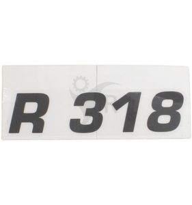 Husqvarna Dekal motorhuv R318, 5783645-05