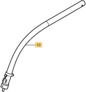Drivaxel nedre TR250J, 118803477/0