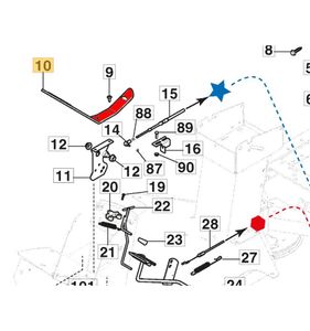 Drivpedal Park 320, 340, 500, 740 m.fl 387500011/0