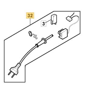 Elkontakt inkl brytare SE1835 m.fl. 118805357/0