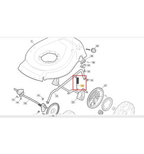 Fjäder höjdsinställing Combi 48, 53, Collector 53 ,122450460/0