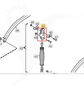 Fjäderfäste 92M, 107M, 1134-4577-01