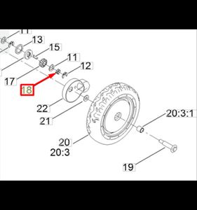 Fjäder hjul 65-4720