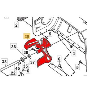 Fläkt utkast ST4262PB, 5266PB, Alpina AS56P, AS62P, 118821231/0