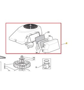Fläktkåpa komplett 118550319/0