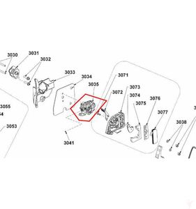 Förgasare RLT430CESD, RBC430SBSD, 5131033858