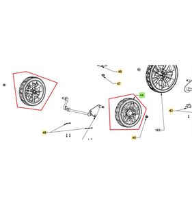 Framhjul RY36LMX46A 5131045473