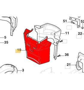 Frontkåpa Park 500, 345, 320P m.fl 337110378/0