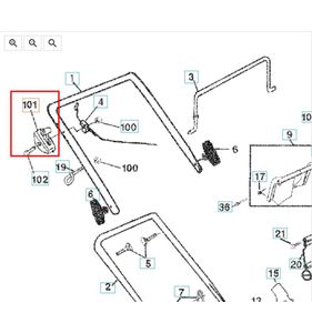 Gasreglage 6556SM, 6553CM, 5321702-94