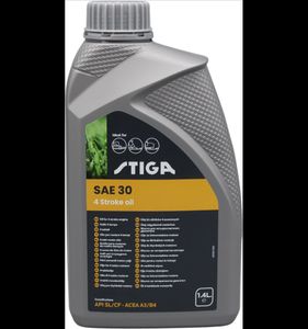 Stiga Gräsklipparolja SAE30, 1,4L
