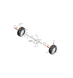 Hjulbussning Snow Blizzard, Snow Flake, Snow King m.fl. 1812-1733-01