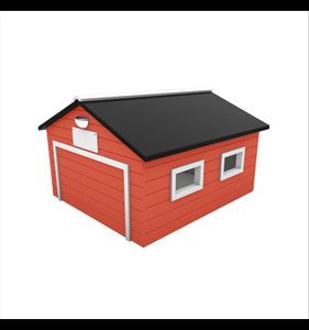 Hus till robotgräsklippare Home Plus röd