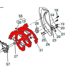 Inmatarskruv Vänster 5835040-01