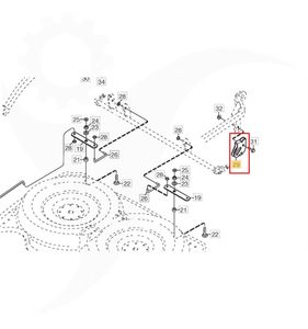 Justerplåt Vänster 92M, 107M, 1134-4304-01