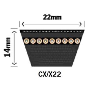 Kilrem CX98 - 22x14x2489mm (Li)