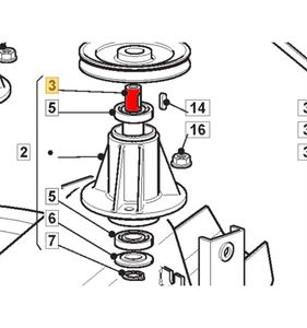Knivaxel vänster Estate Collector, President m.fl. 125020834/0