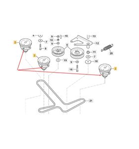 Knivspindel ZT3107T, 118830201/0