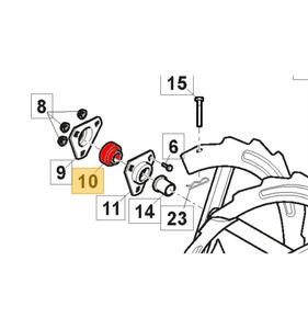 Lager snöskruv ST5266P, ST6272P TRAC, ST6276PB, 123131051/0