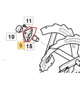 Lagerhållare snöskruv 118820639/0