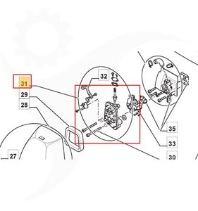Luftfilterhållare ST27J, SB32, 383781001/0 