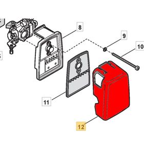Luftfilterkåpa SB28, SB30, 4563710