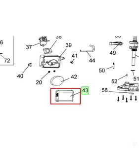 Luftfilterlock RLM140HP, RLM140SP, RLM1451ME, 5131016871