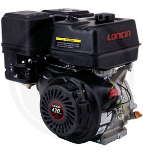 Motor 12hk, Loncin, horisontell, 420cc, 25,4mm, G420F