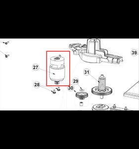 Motor RHT1851R15, OHT1855R, 5131035465