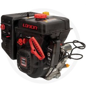 Motor snöslunga Loncin OHV 8,5hk, Elstart, horisontell 25mm, LC180FDS