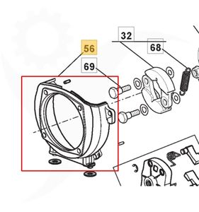 Motorkåpa SB35, SB43, SB51  123208411/0