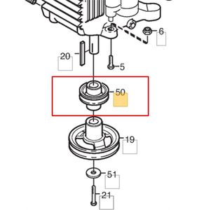 Motorremskiva Park Comfort, Compact 14, President, 1134-5000-01