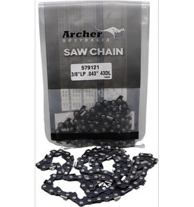 Motorsågskedja 10 tum, 3/8" 43DL, 1,1mm Premium