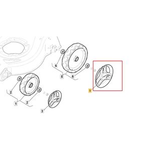 Navkapsel  240mm, grå 322110745/0