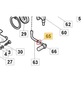 Nippel Oljerör SP37, SP372, SP375, SP405, 118800256/0