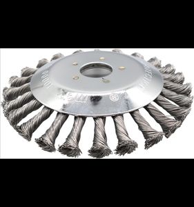 Ogräsborste 153x25,4mm till röjsåg, inkl. 20mm adapter