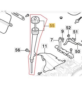 Oljesticka WS300, 118552320/0